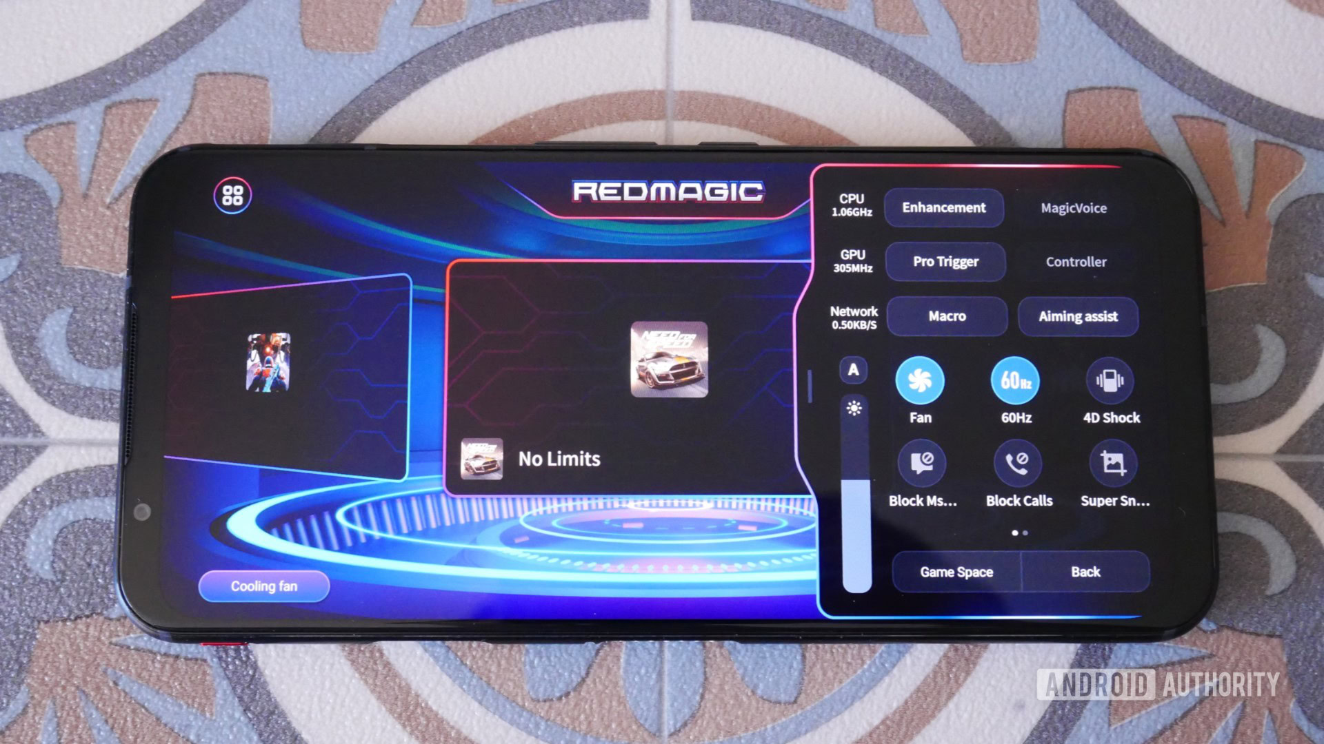 RedMagic 5G 06 game mode menu