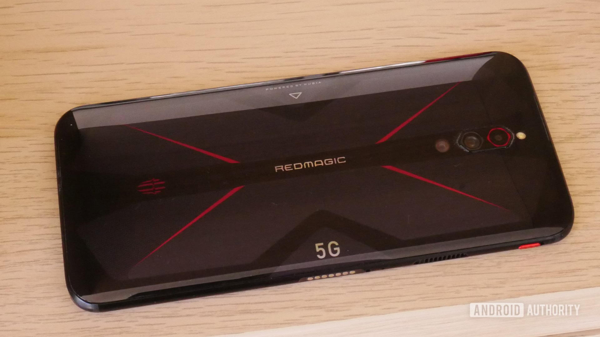 RedMagic 5G 23 back of phone triple camera