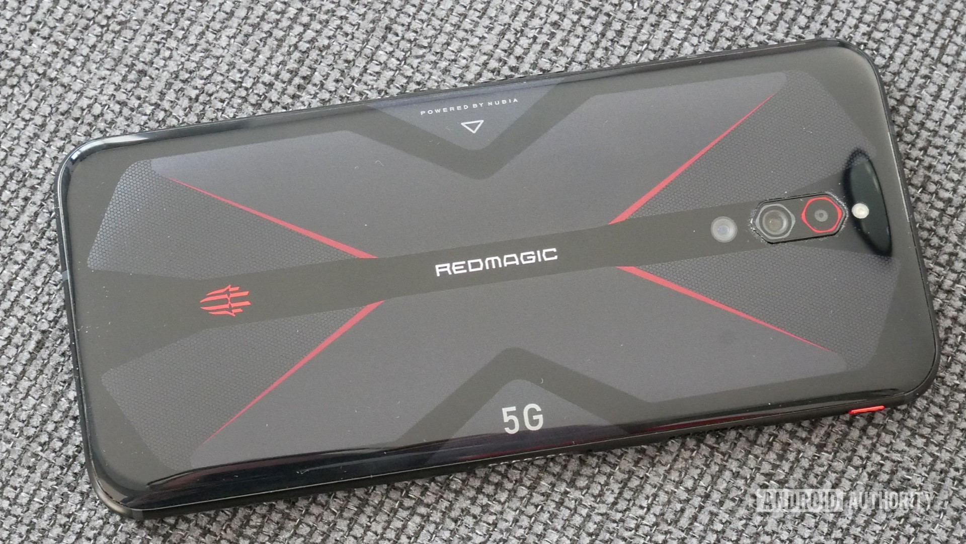 RedMagic 5G 24 back of phone grey background - The best Snapdragon 865 phones