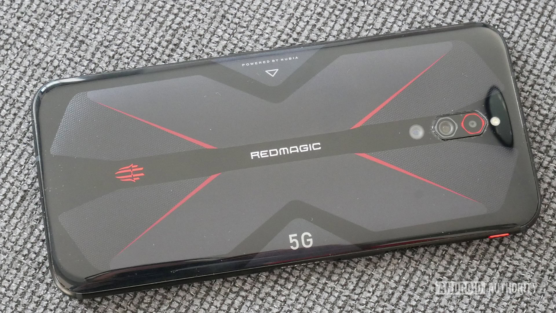 RedMagic 5G 24 back of phone grey background - The best Snapdragon 865 phones