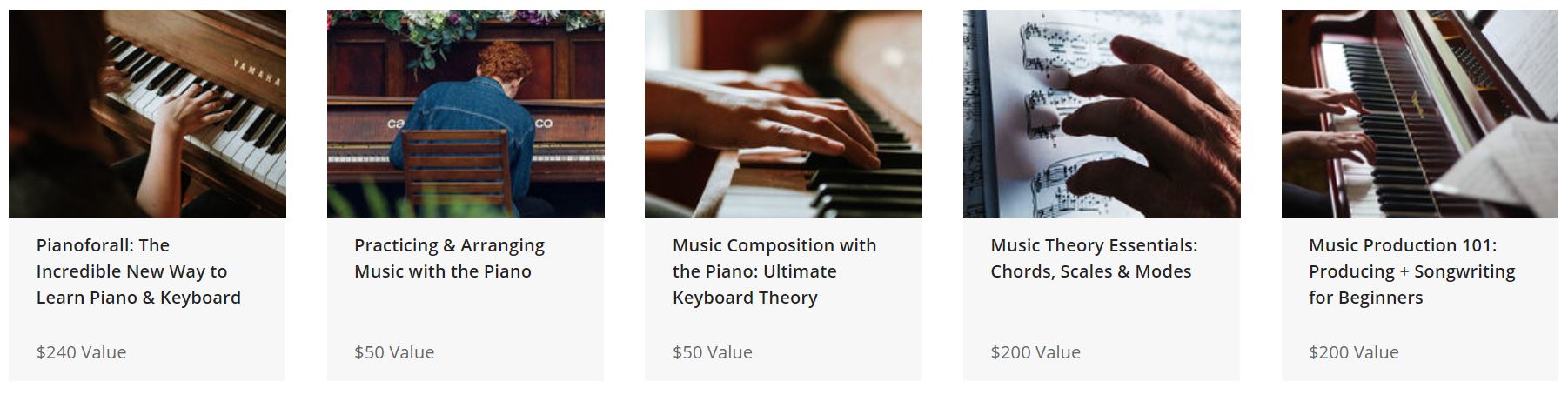 The Learn to Play the Piano and Music Composition Bundle
