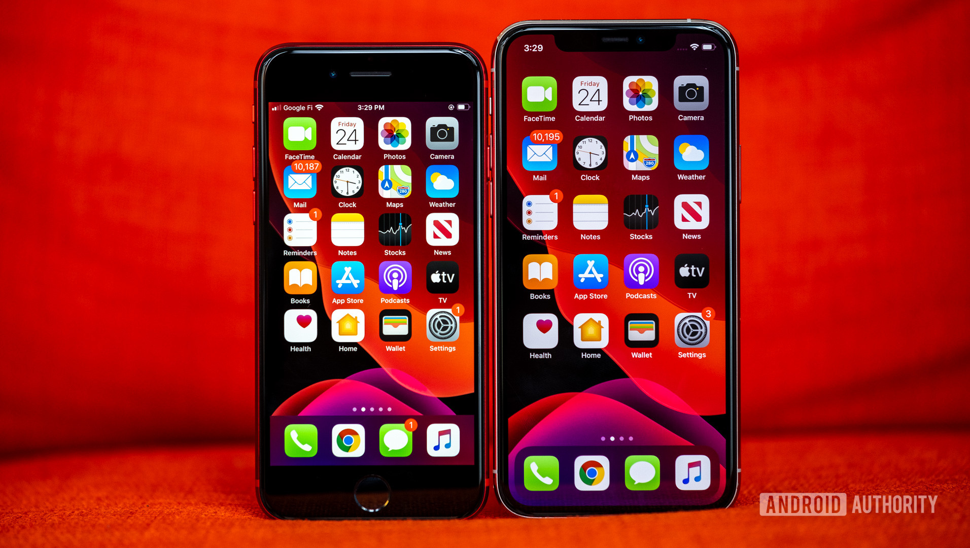 iPhone SE screen vs iPhone 11 Pro
