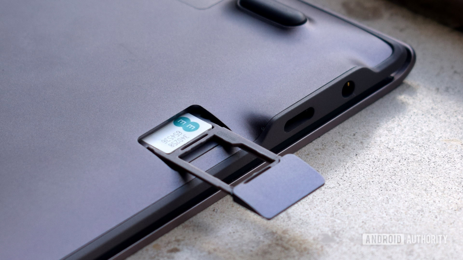 Samsung Galaxy Book S SIM tray