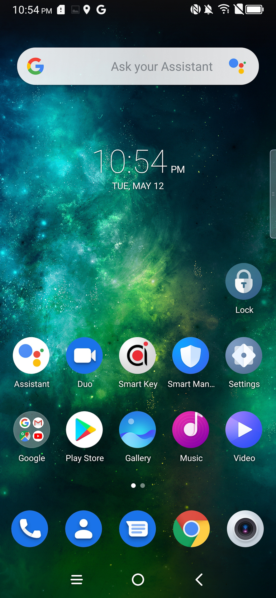 TCL 10 Pro review home screen