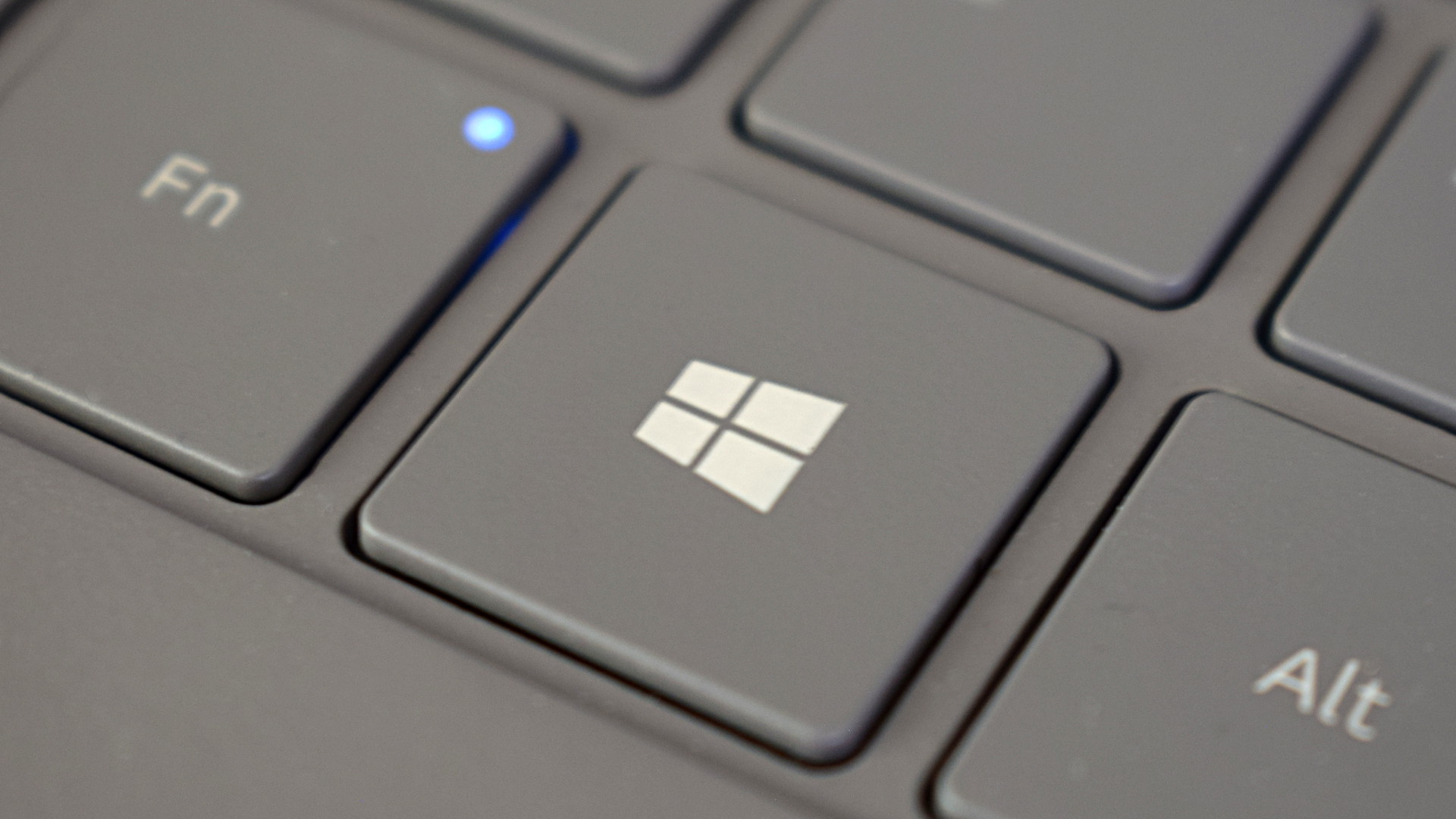 Windows logo key on a PC keyboard.