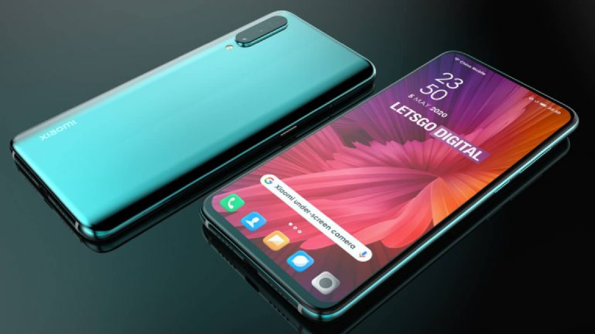 Xiaomi under screen camera phone concept based on patent
