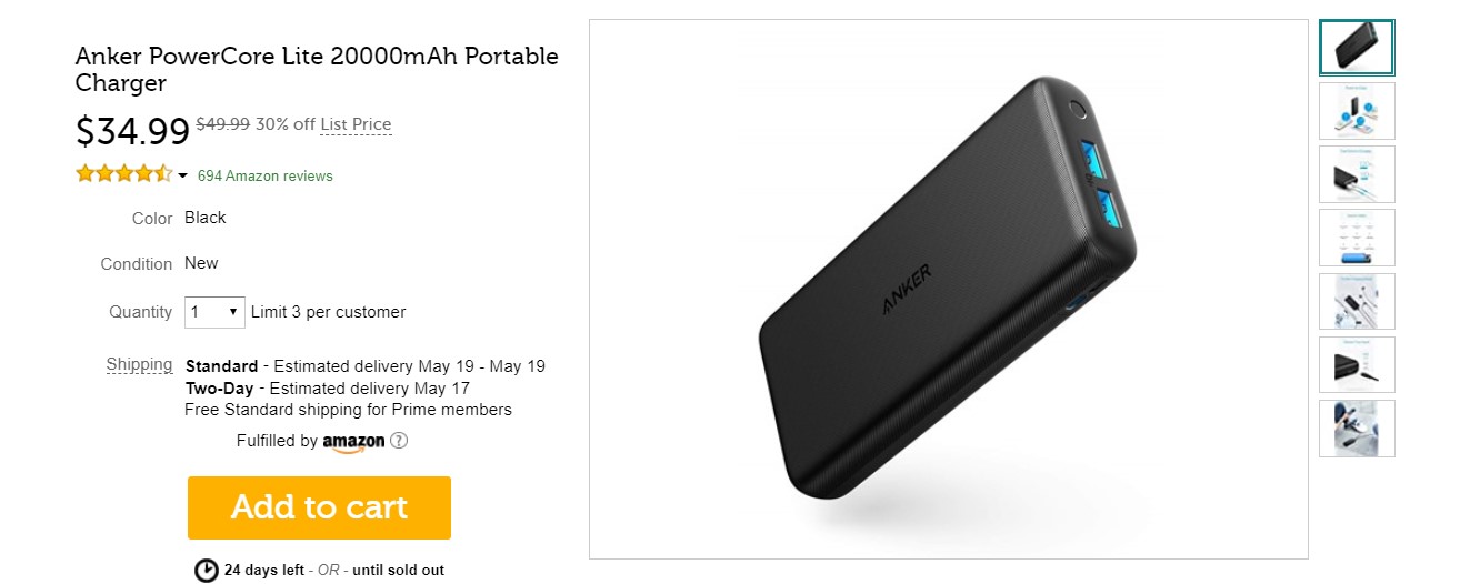 anker powercore accessories deal