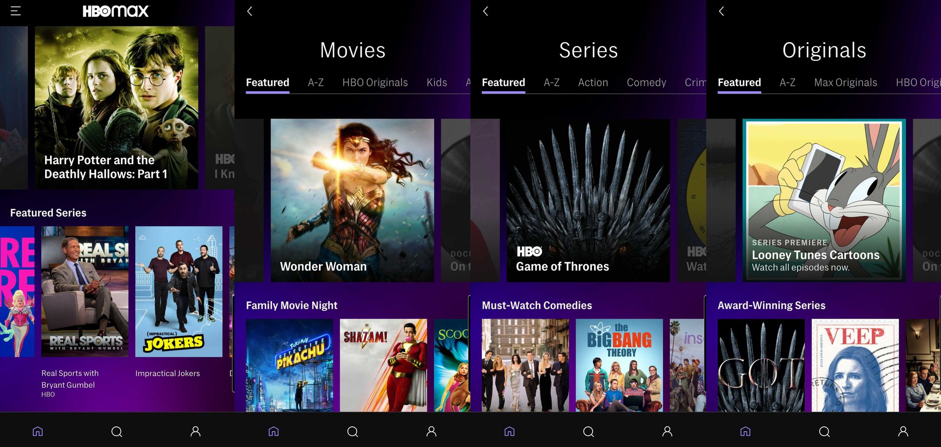 HBO Max: Here's Our First Look At The New App - GameSpot