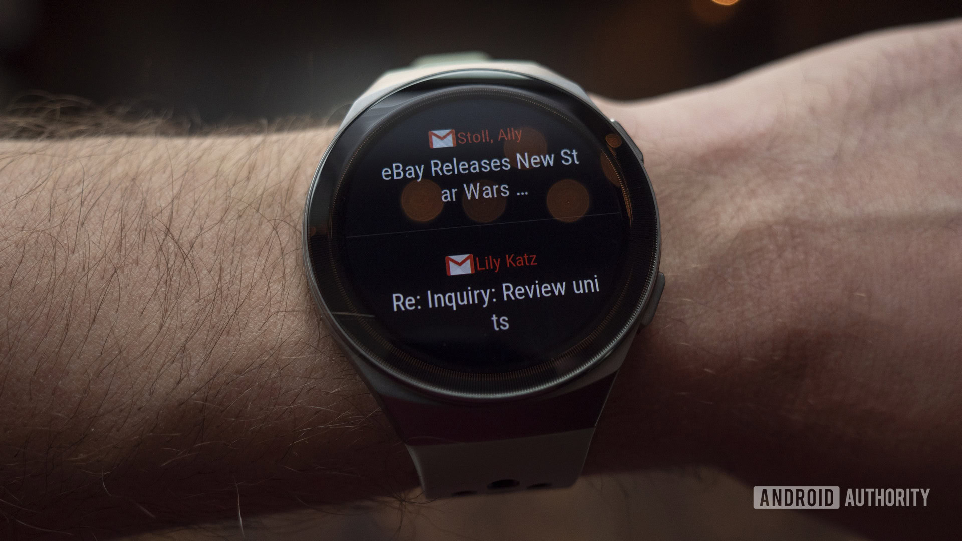 huawei watch gt 2e review gmail notifications