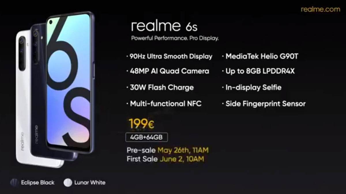 realme 6s