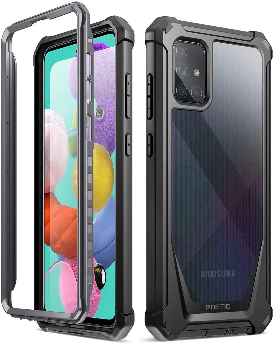 best galaxy a51 rugged case - poetic guardian