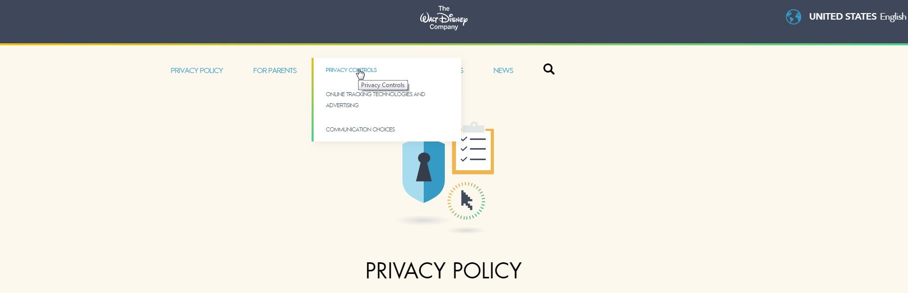 walt disney company privacy