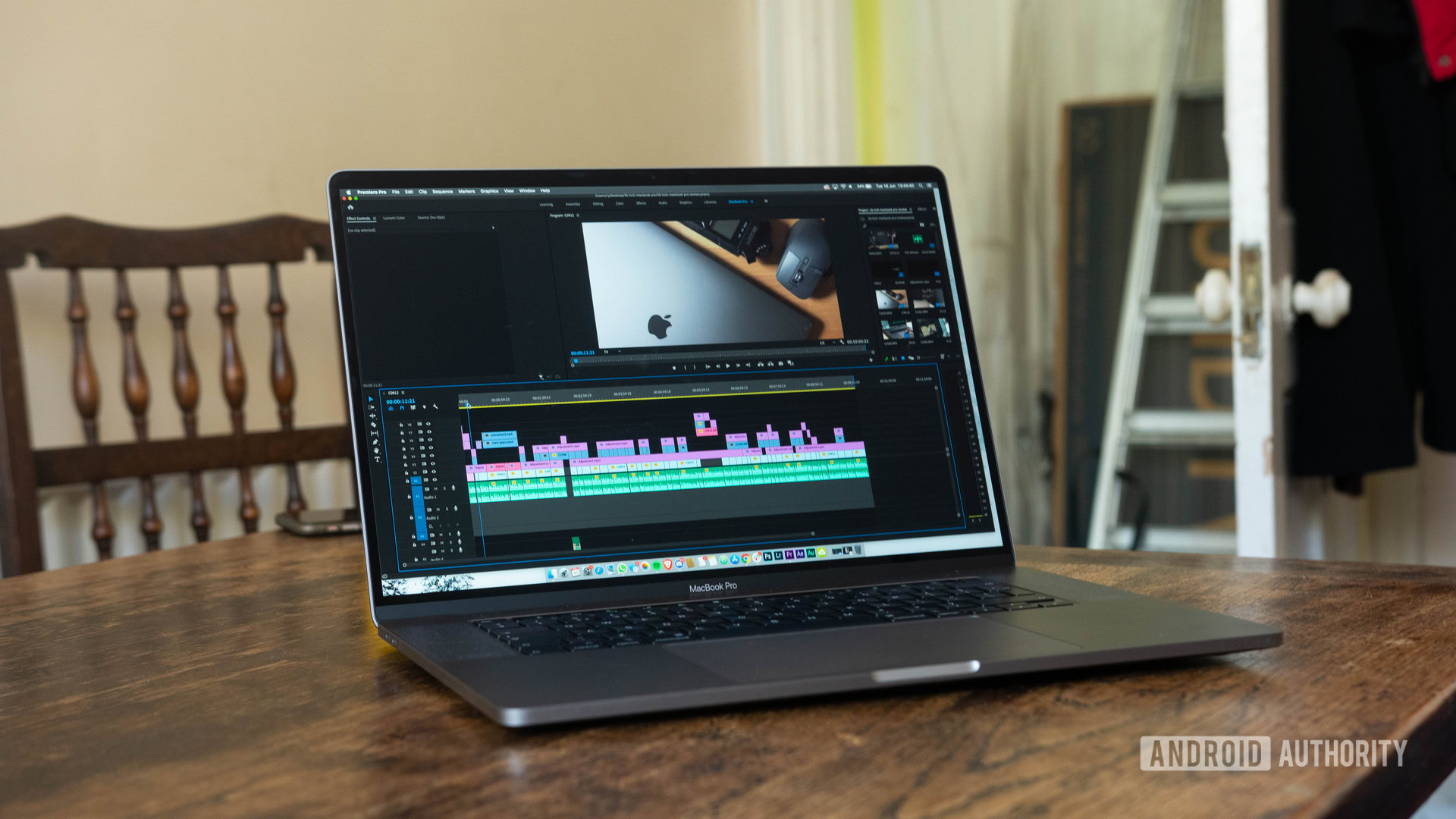 16 inch Pro Premiere Pro open