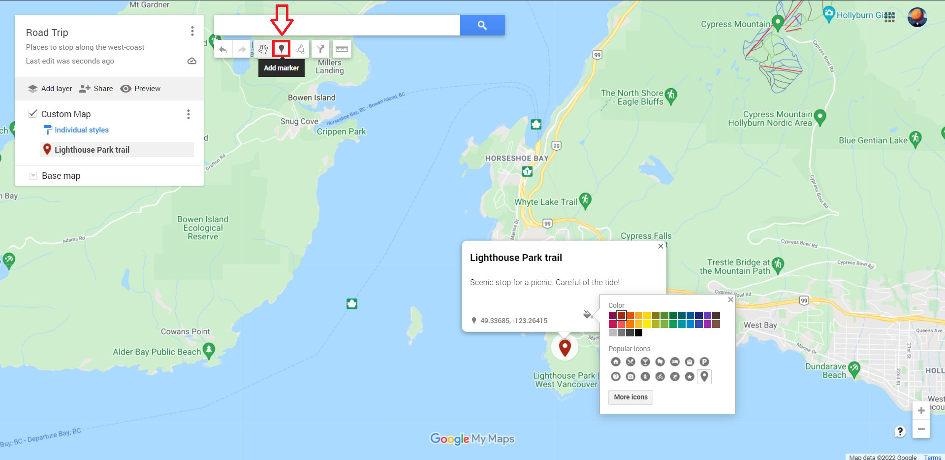 Google Maps custom map