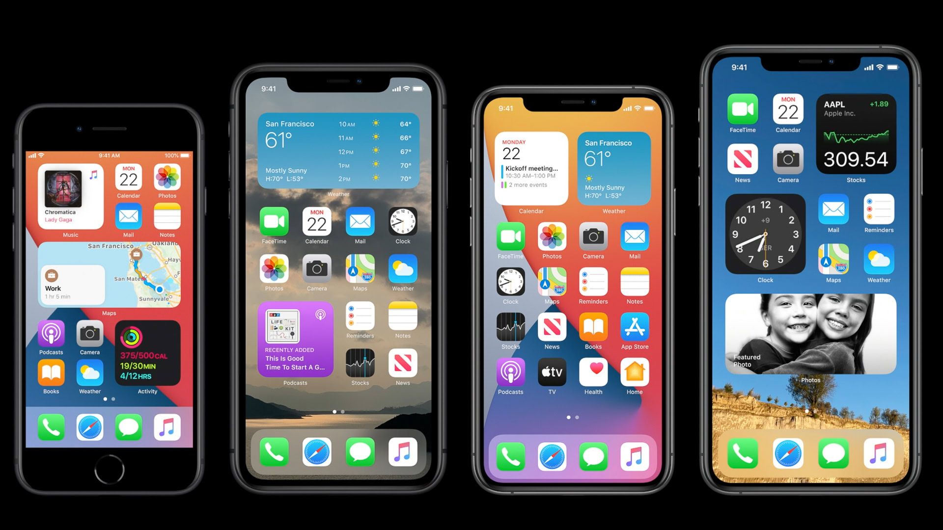 Apple WWDC 2020 home screen widgets