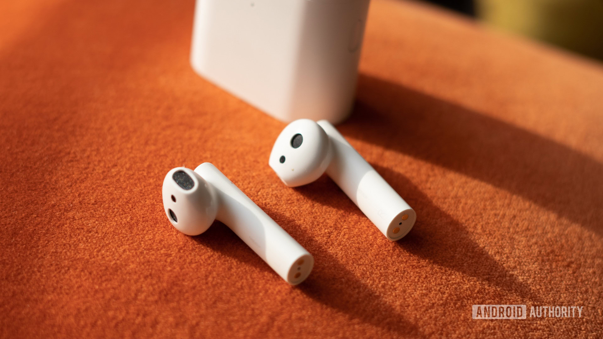 Close up shot of Xiaomi True Wireless Earphones 2