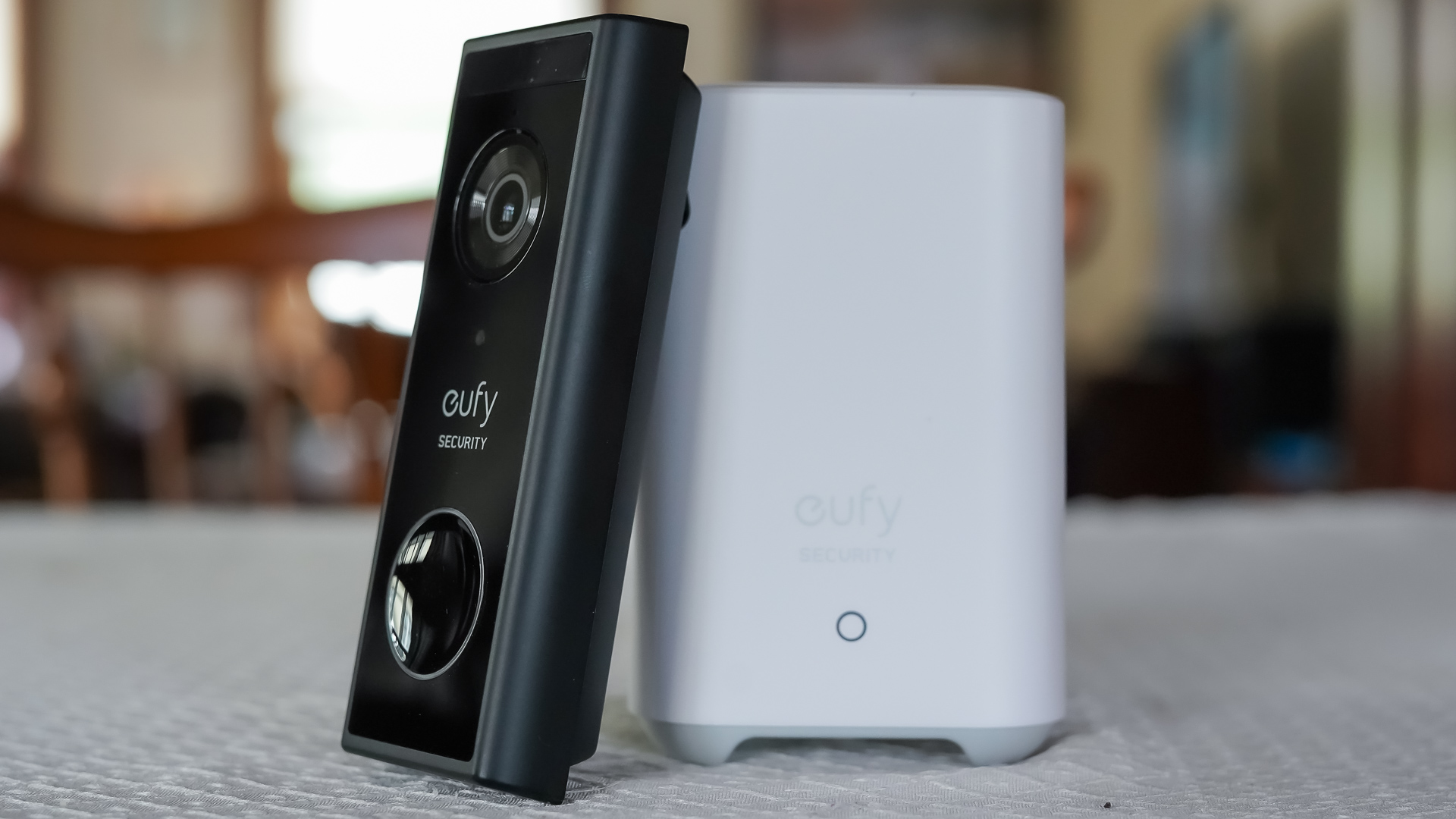 Eufy Video Doorbell base and bell front