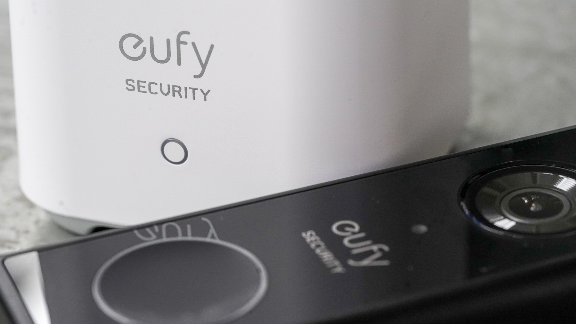 Eufy Video Doorbell base and bell logo