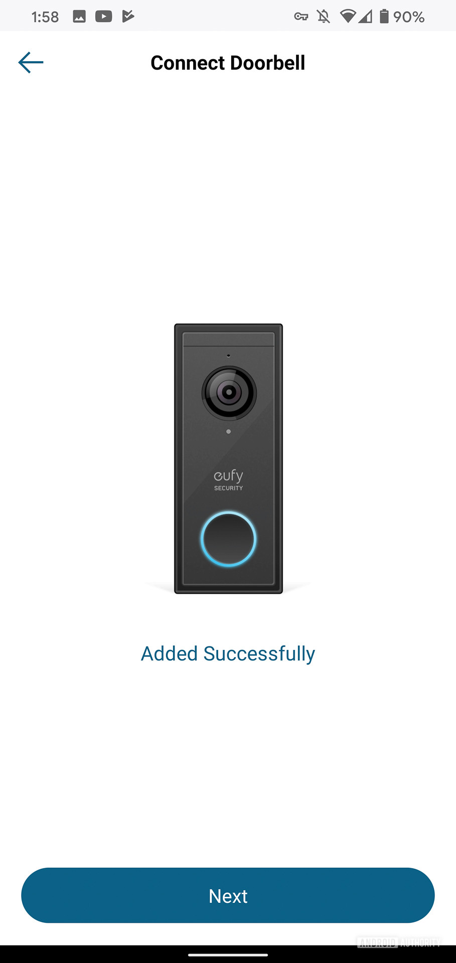 Eufy Video Doorbell setup 4