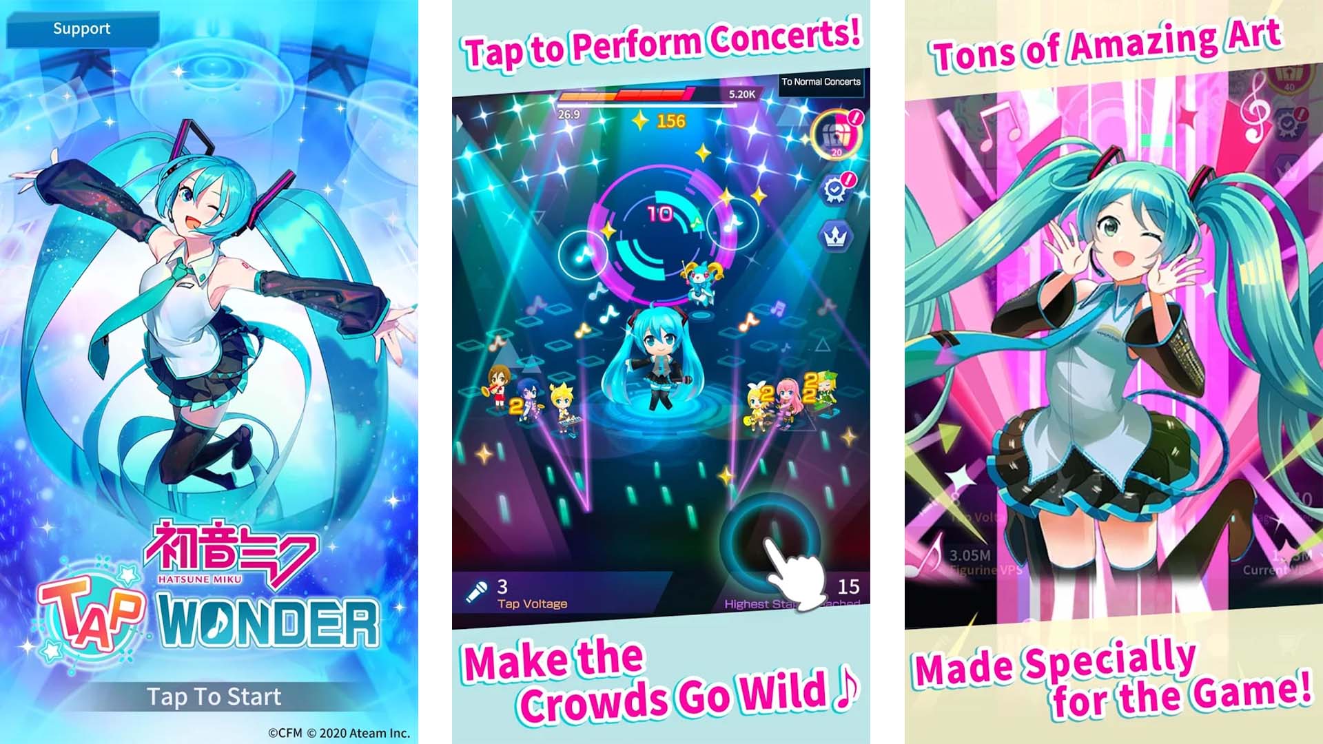 Hatsune Miku Tap Wonder screenshot