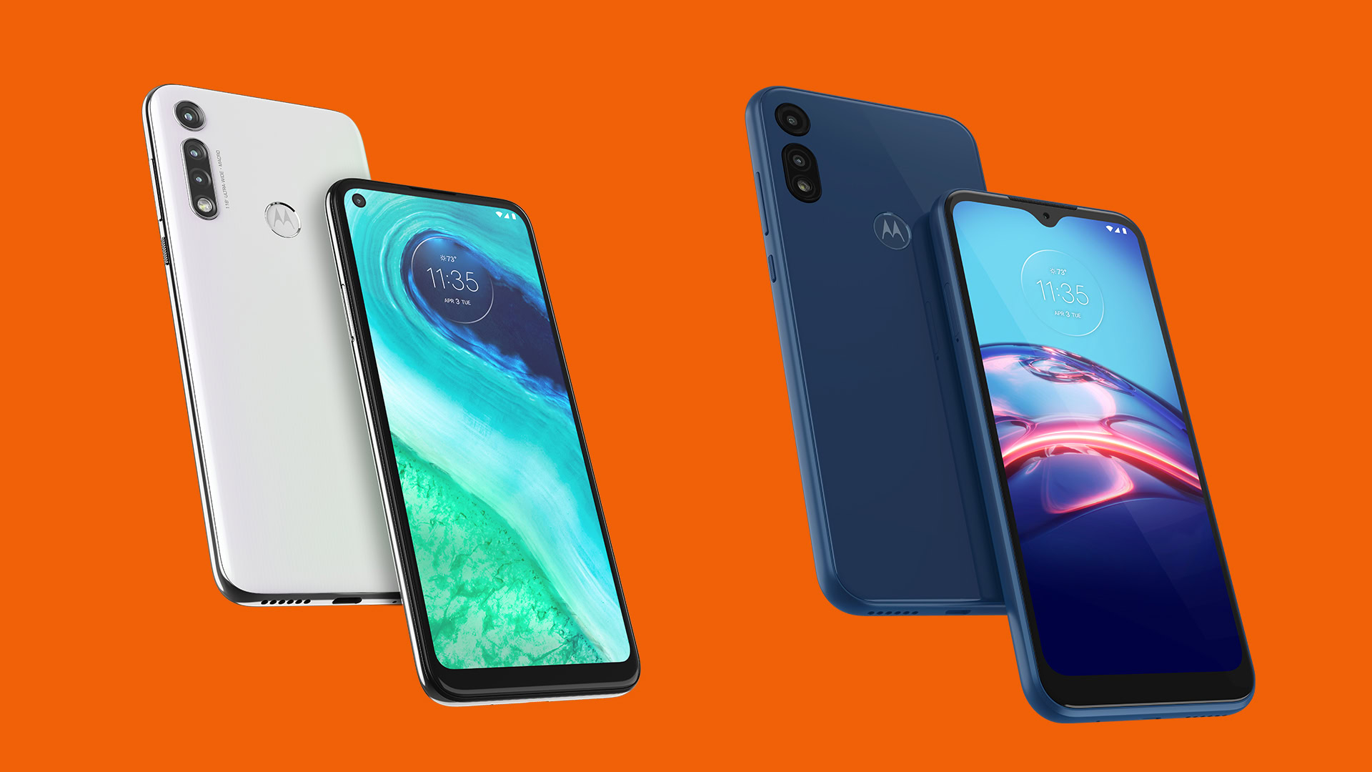 Moto G Fast and Moto E 2020 hero images