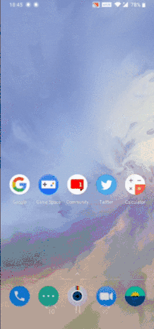 OnePlus Launcher Quick Search Gesture