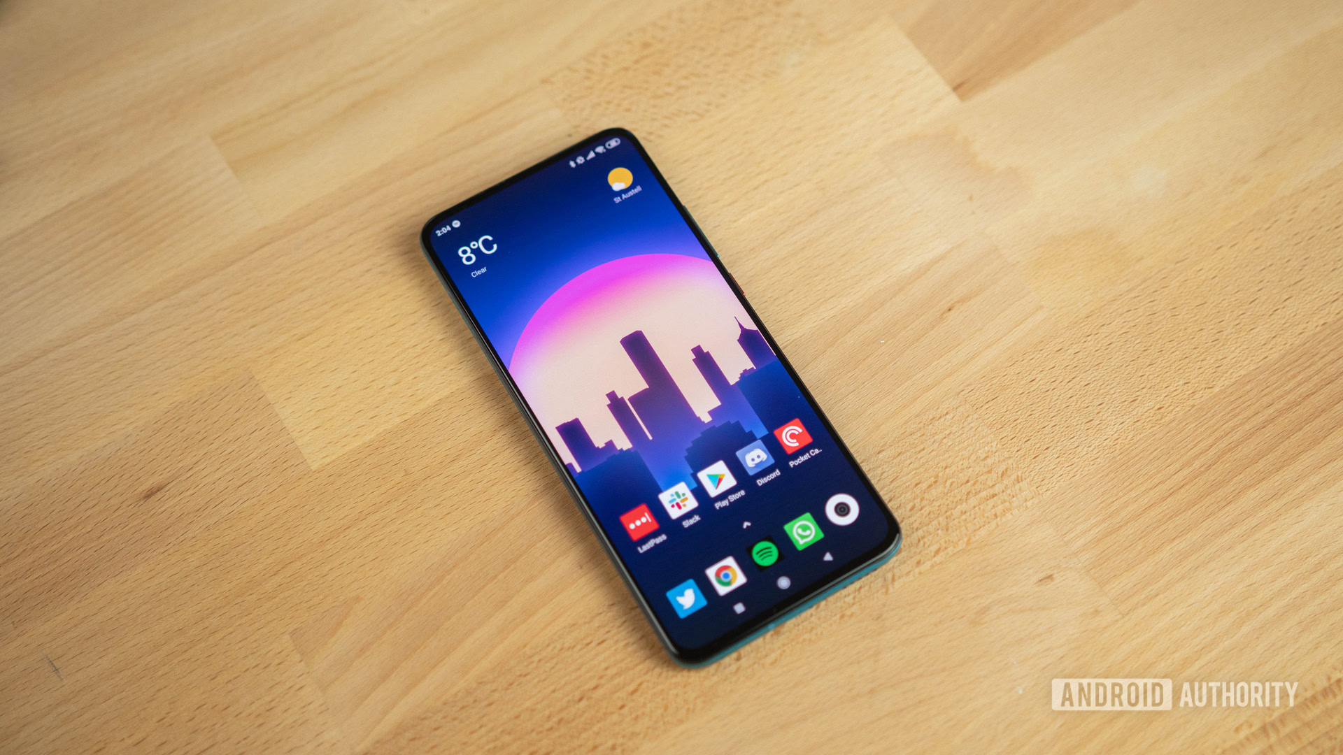 POCO F2 Pro Angled home screen