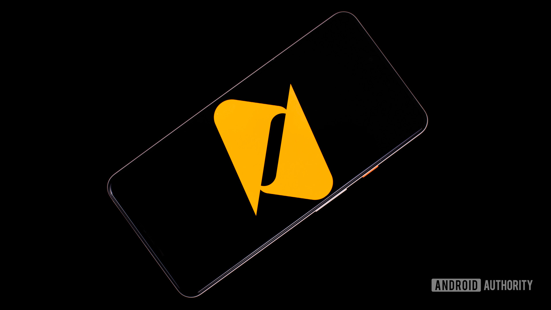 The Boost Mobile logo on a smartphone phone shown against a black background.