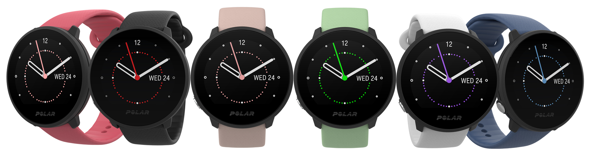 polar unite fitness watch all colors