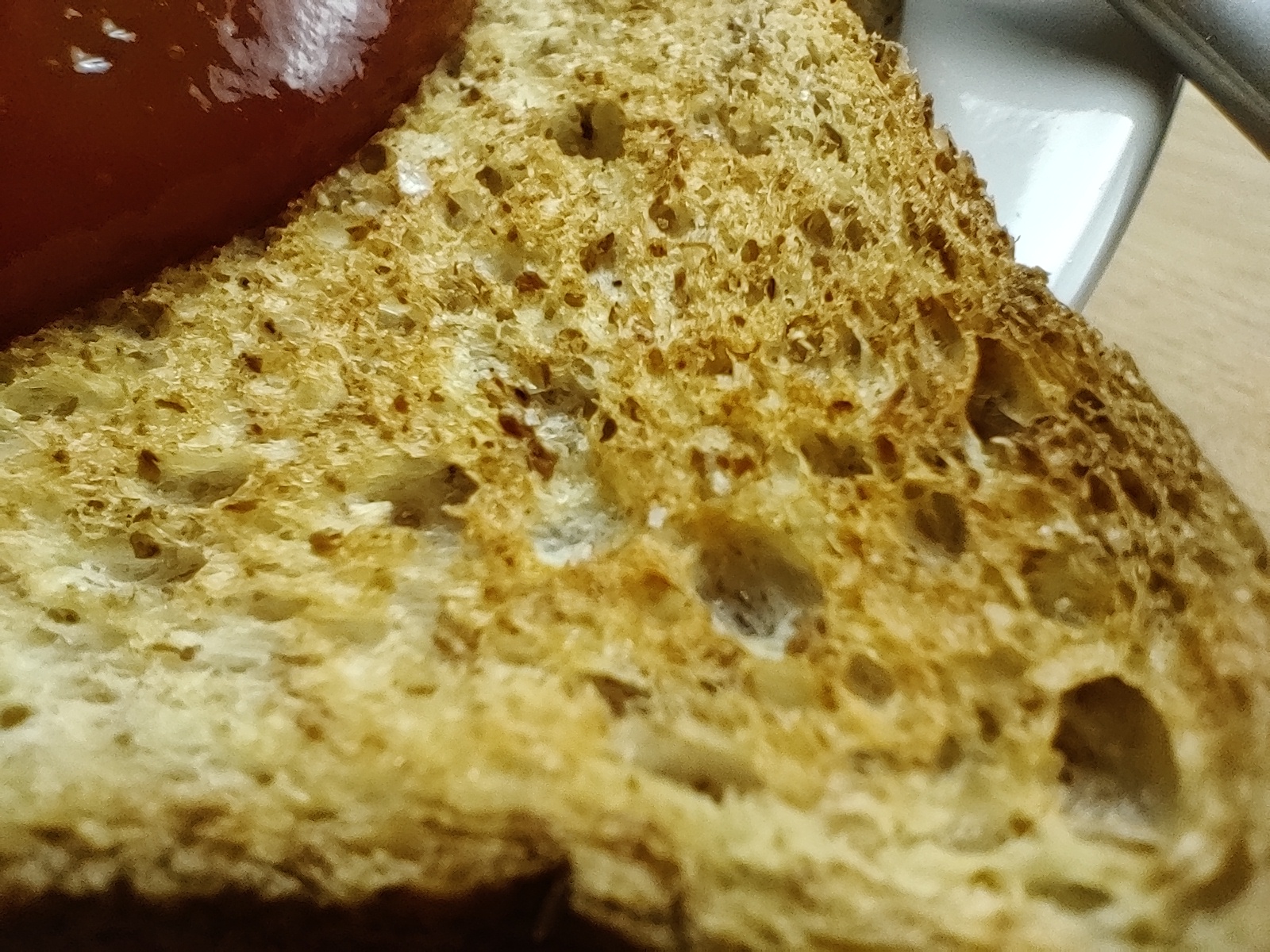 OnePlus Nord test image macro shot of toast