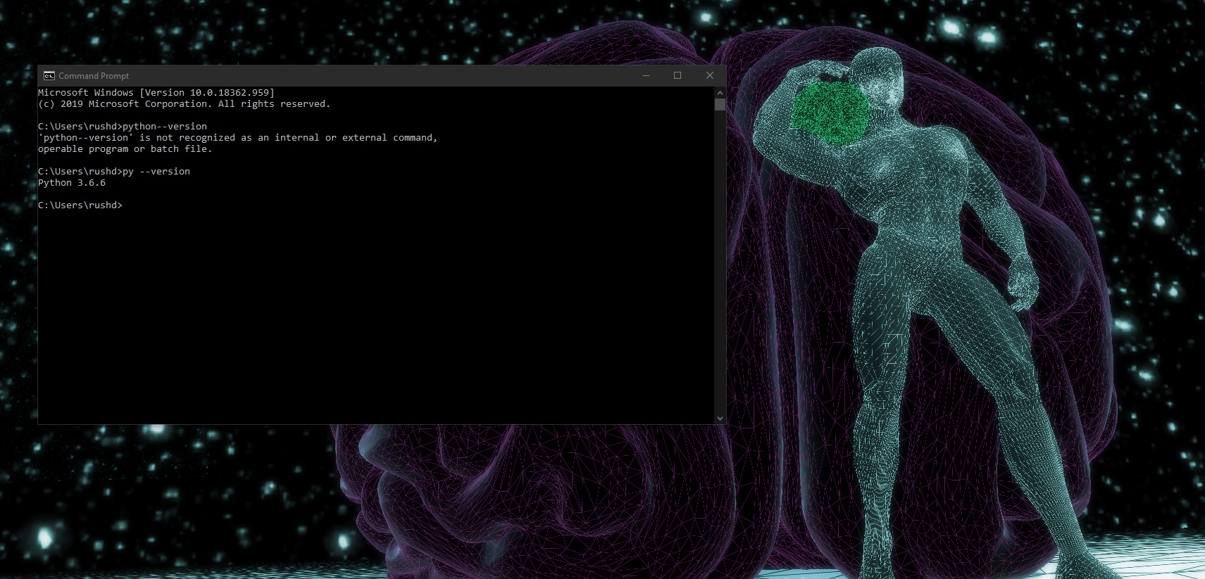 Python Version in Terminal