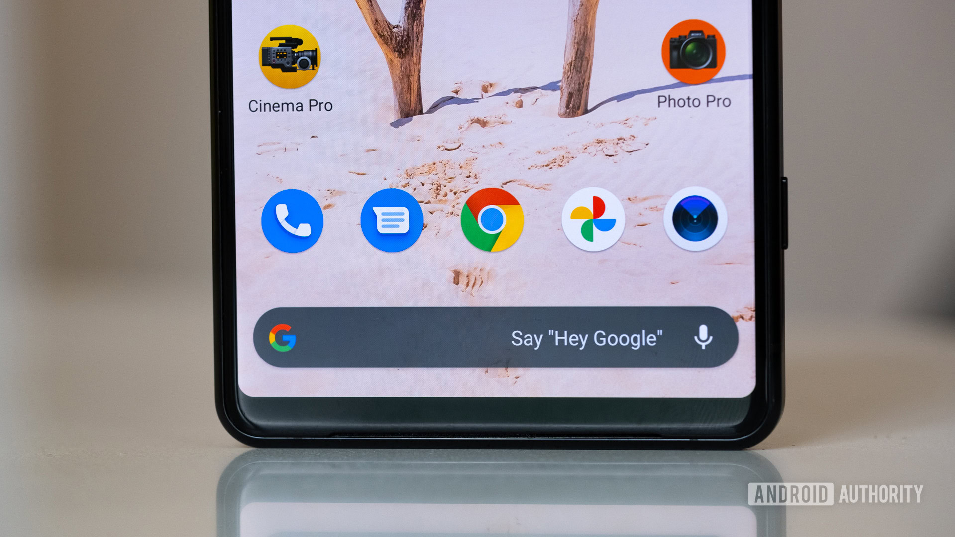 Sony Xperia 1 II bottom display