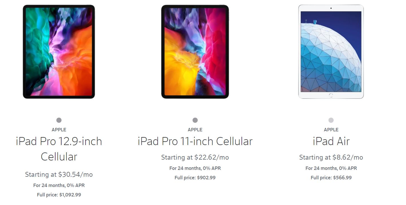 Tablet options