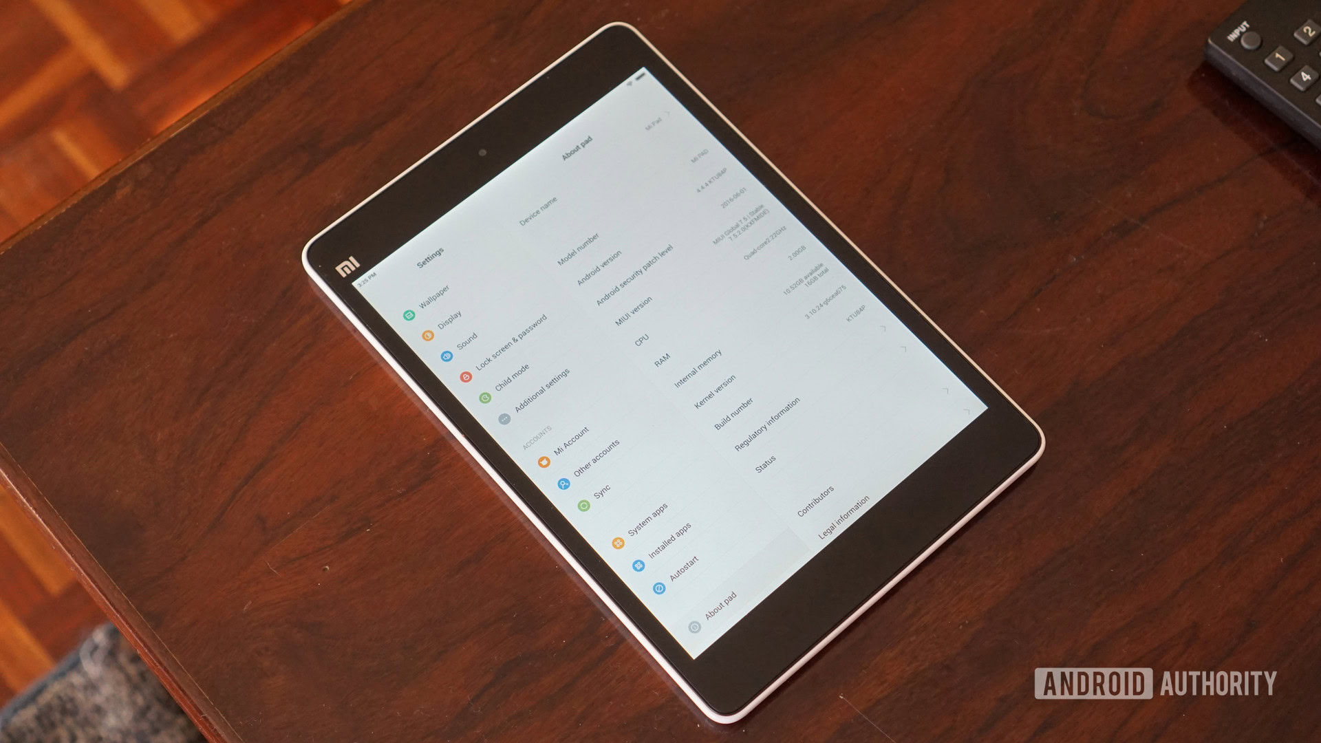 The Xiaomi Mi Pad 1.