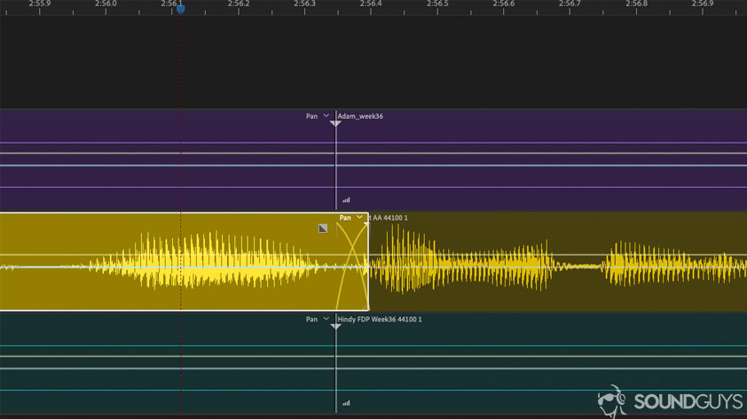 edit your voice crossfade - making a phone ringtone