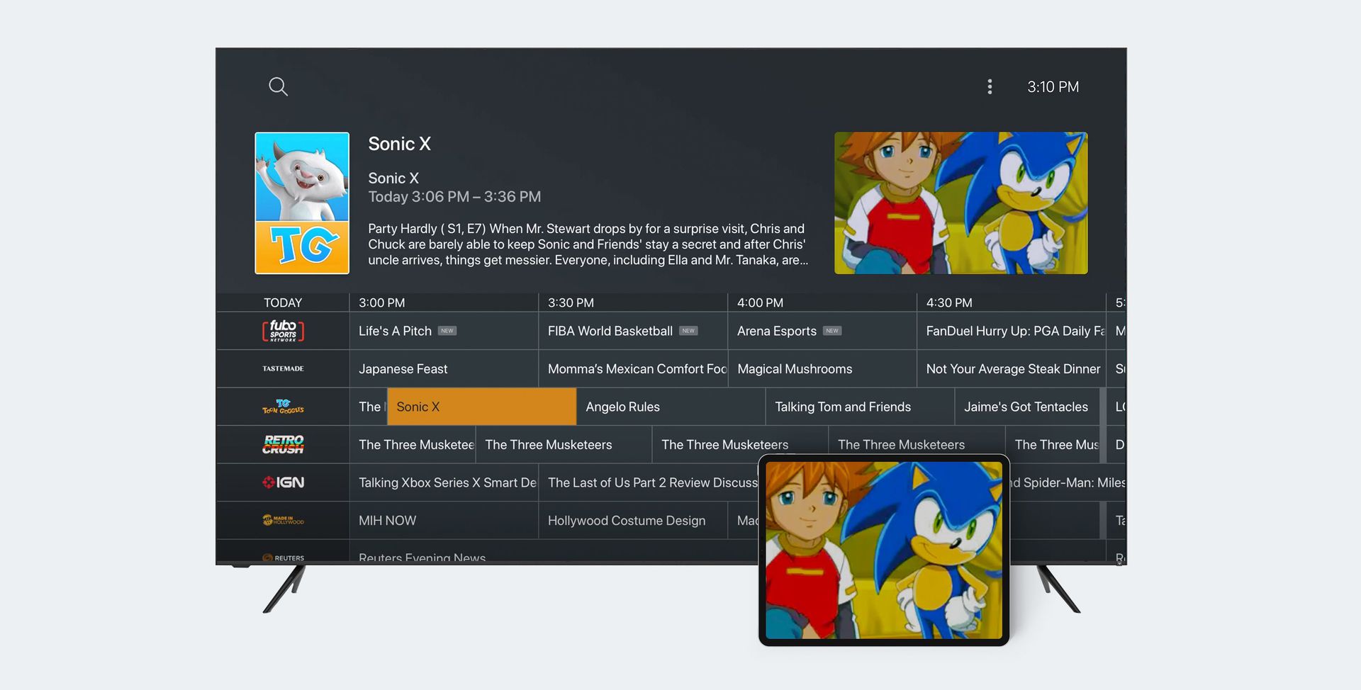 plex live tv screenshot