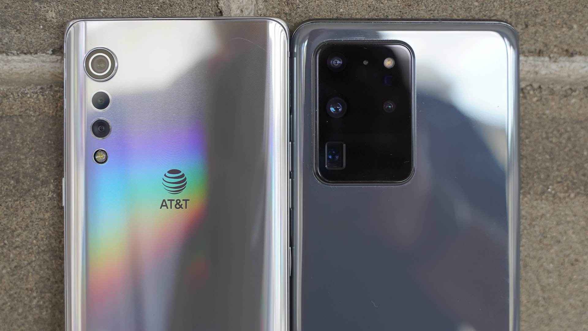 ATT 5G Logo on the back of a phone