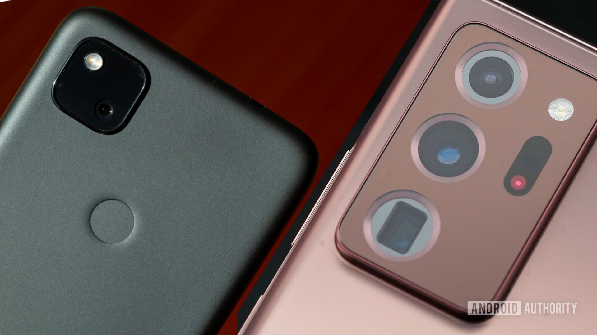 Google Pixel 4a and Samsung Galaxy Note 20 Ultra cameras