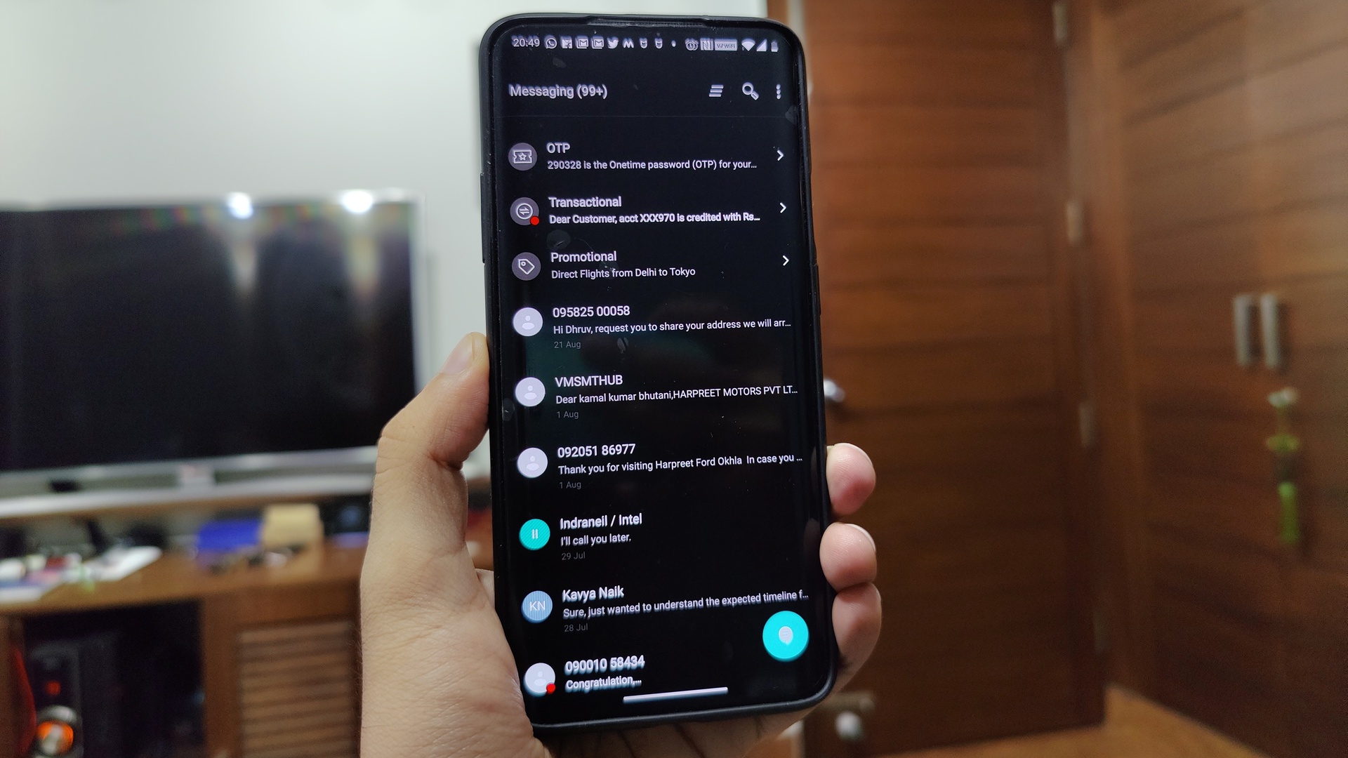 OnePlus smart SMS