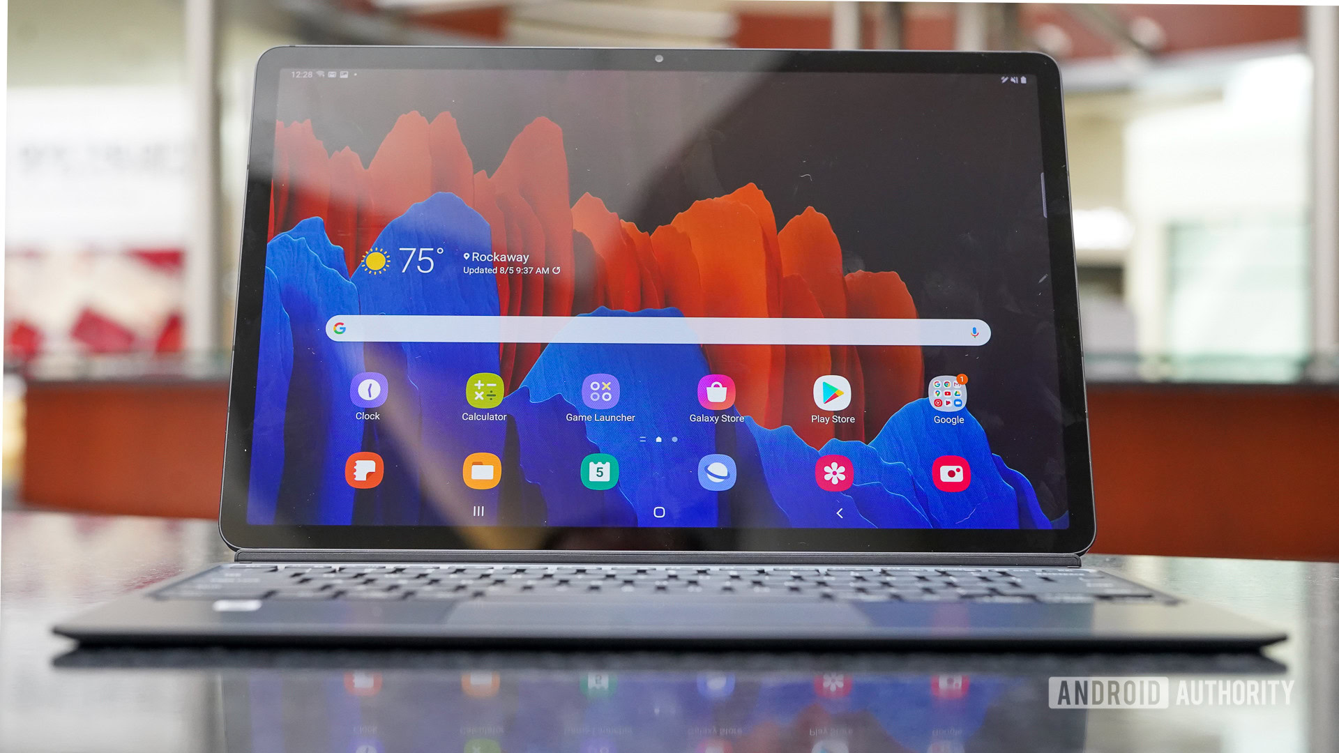 Samsung Galaxy Tab S7 Plus display