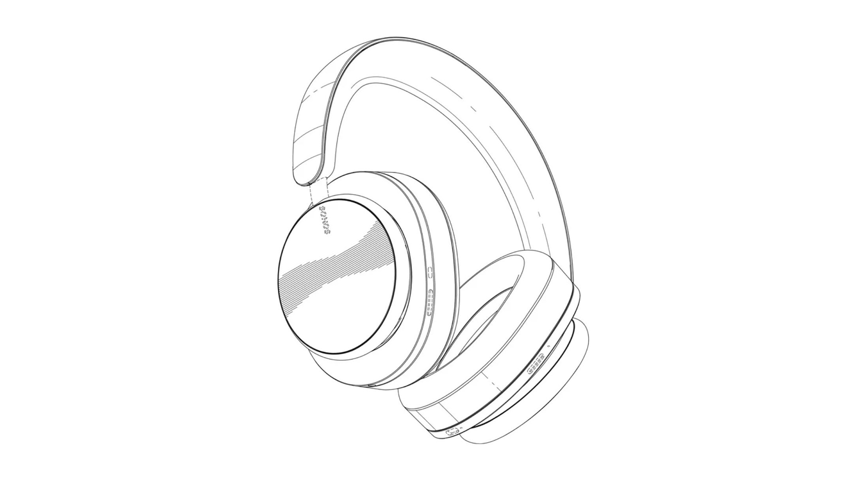 Sonos wireless headphones patent office render 1