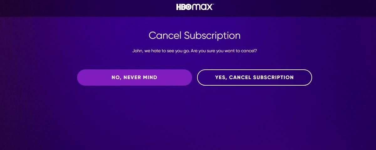 cancel subscription web