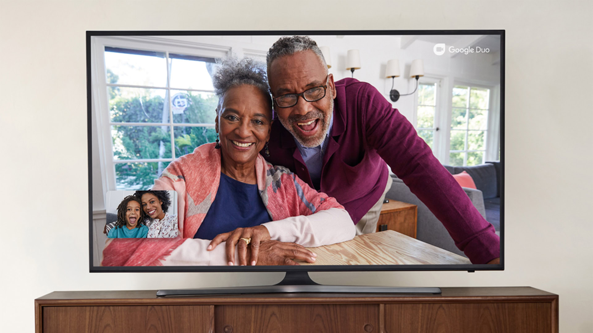 Google Duo on an Android TV