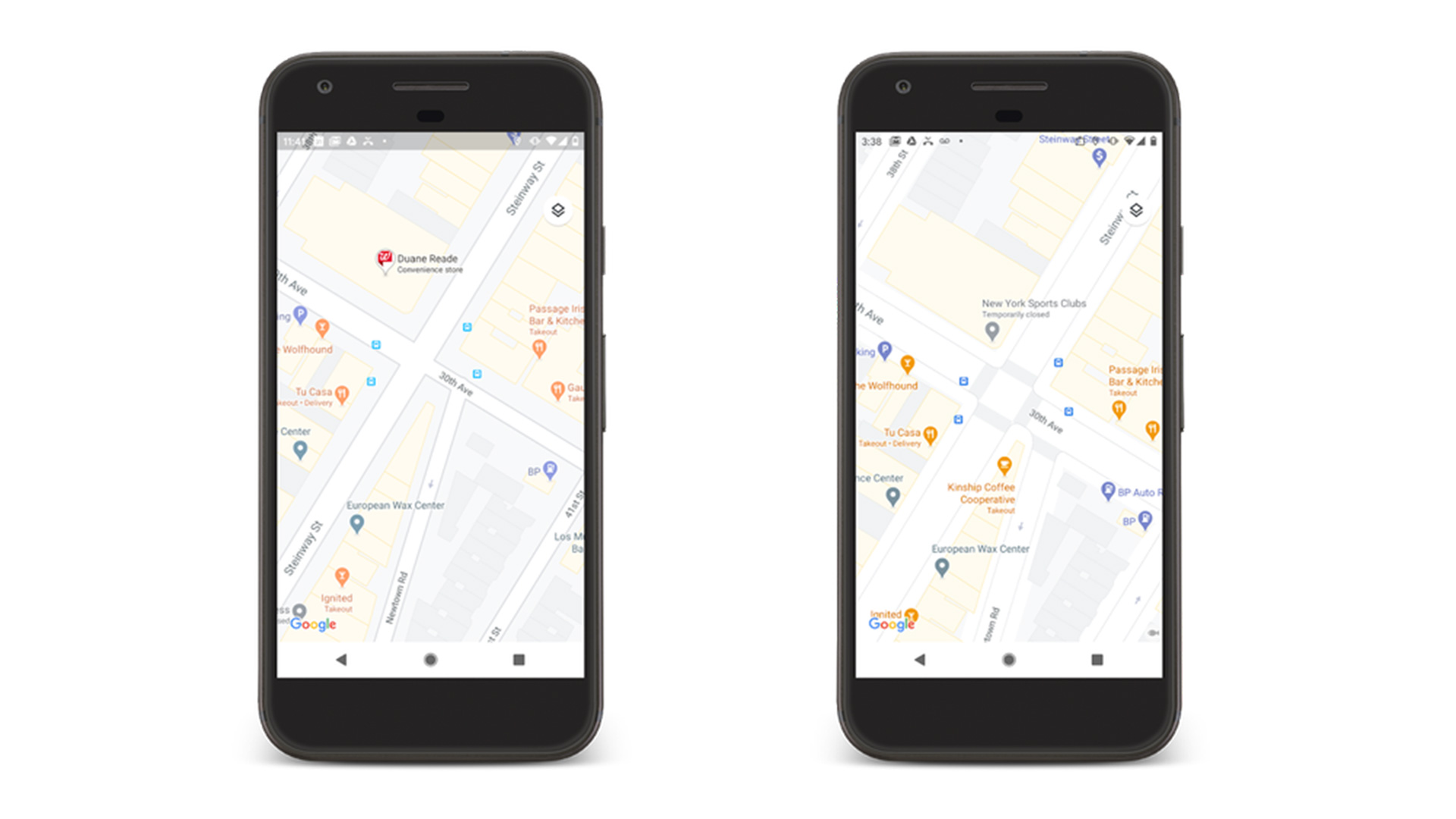 google maps street update