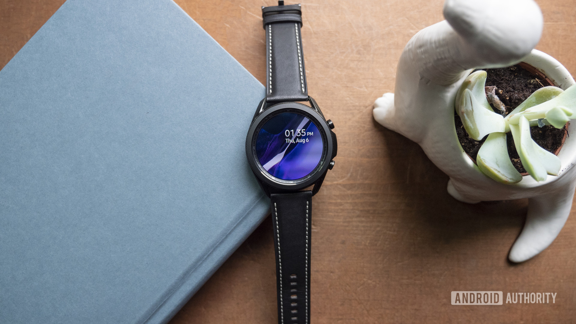 samsung galaxy watch 3 review on table