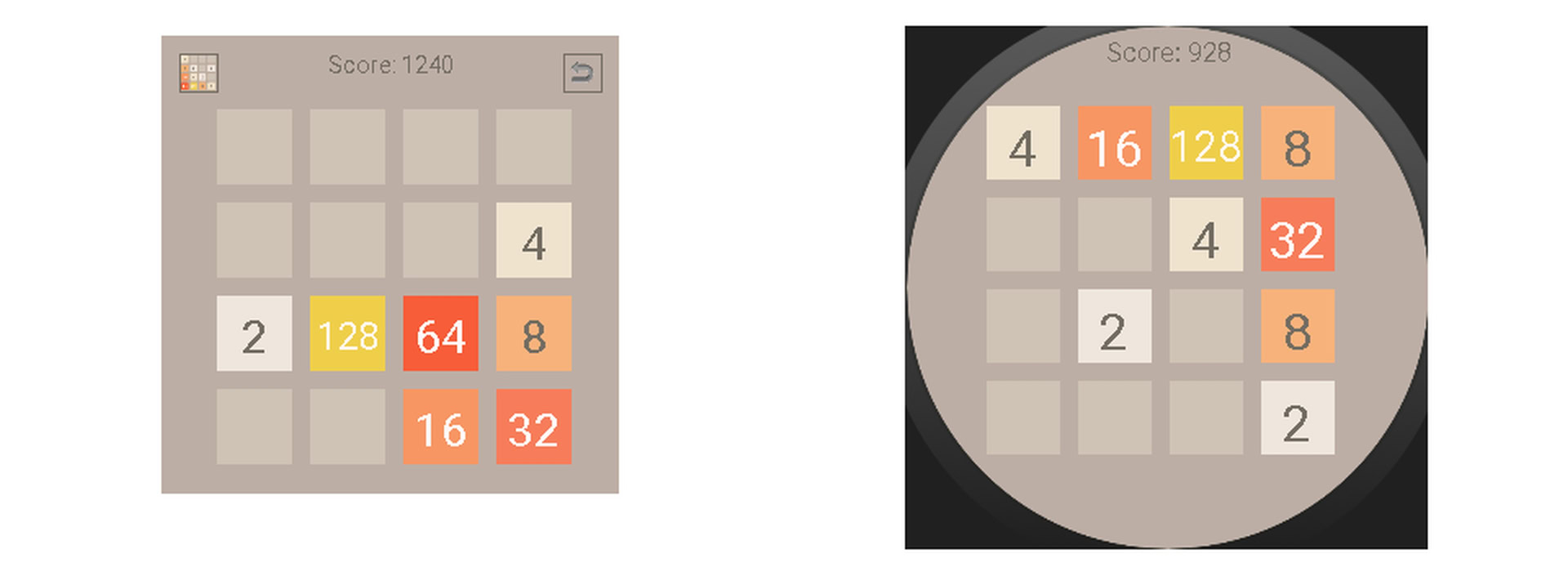 2048 wear os games