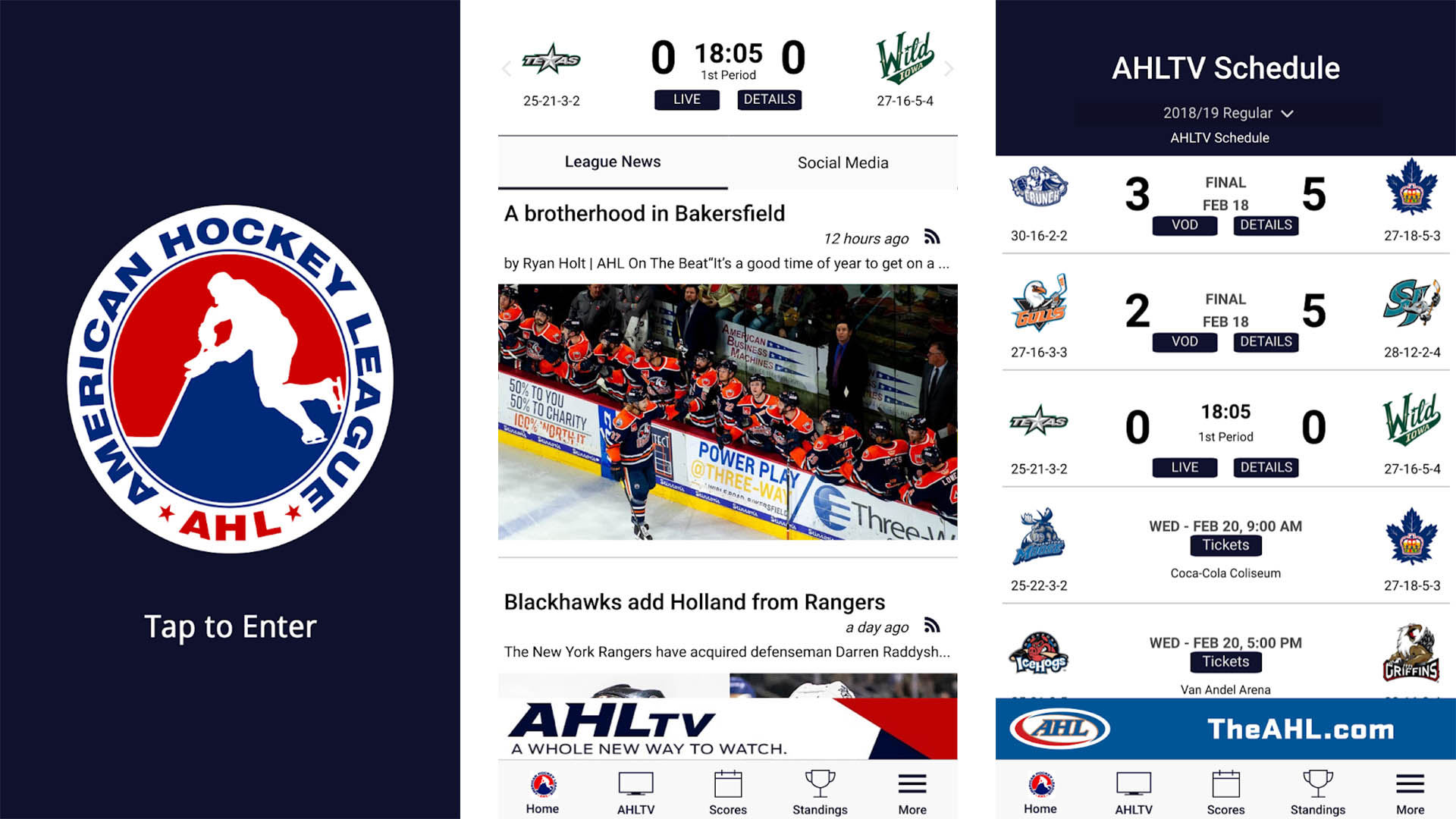 AHL screenshot 2021