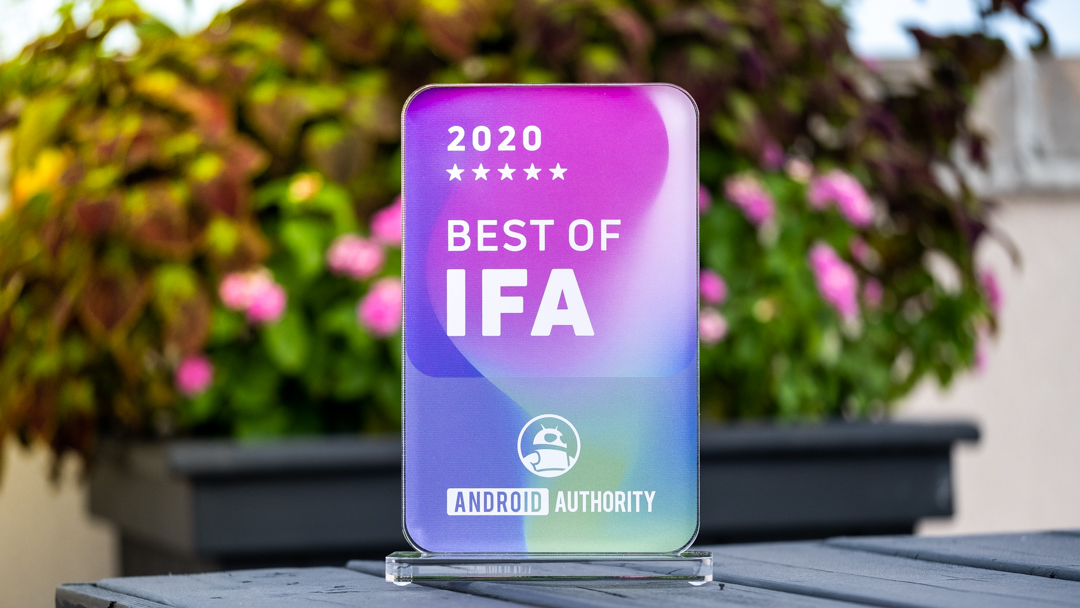 Best of IFA 2020 award outside 2