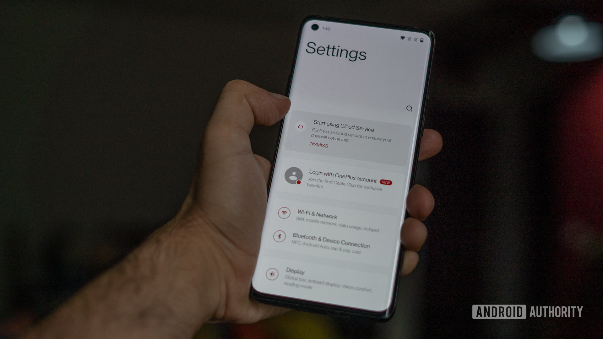 OnePlus Oxygen OS 11 Configurações do Android 11