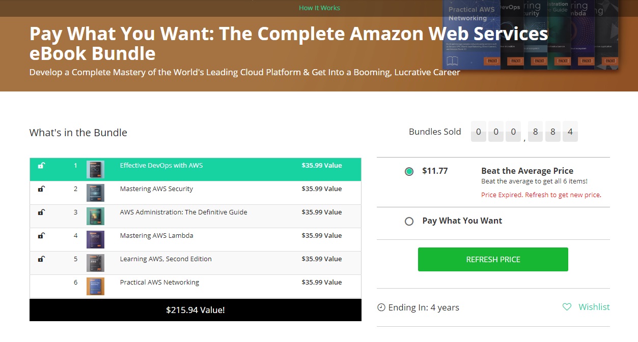 Pay What You Want The Complete Amazon Web Services Bundle